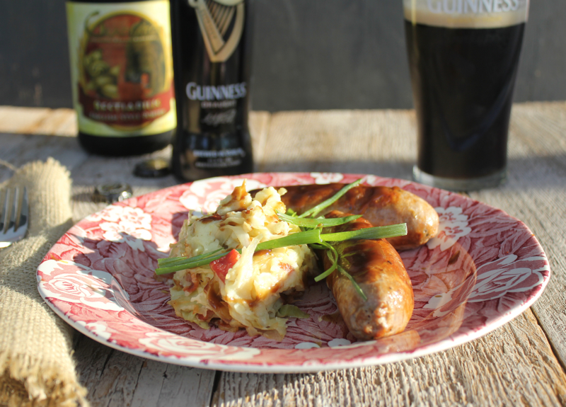 Guiness Sausage and Colcannon 1