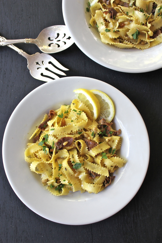 Pappardelle with Pine Nuts 2V