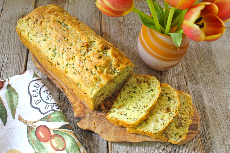Savory Cheese and Chive Bread 4