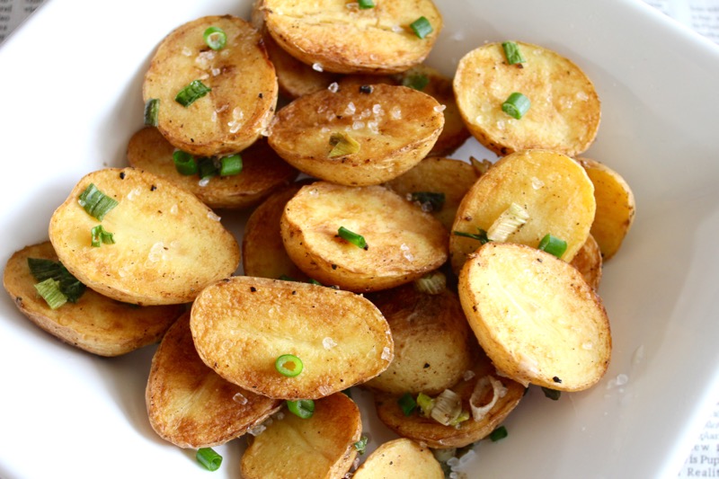 Salt and Vinegar potatoes close