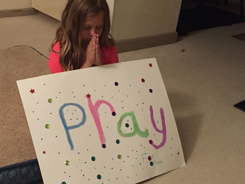 Katie Praying