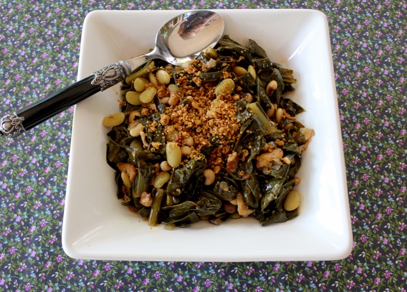 Smoky Tangy Greens and Beans 1