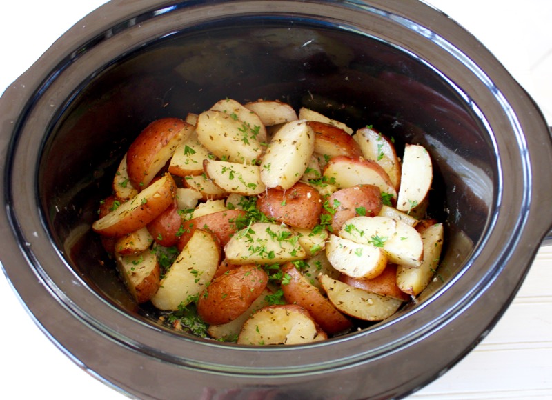 Red Potatoes In Crock Pot, Slow Cooker Potatoes