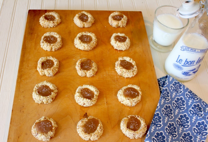 Salted Caramel Almond Cookies 2