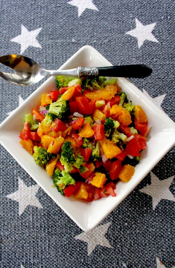 Orange, Tomatoe, Broccoli Salad Alternate