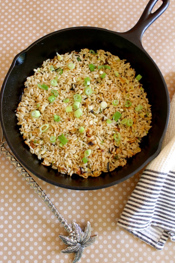 Bobby Flay's Crispy Coconut Scallion Rice Recipe • Steamy Kitchen Recipes  Giveaways