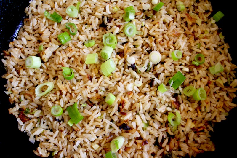 Bobby Flay's Crispy Coconut Scallion Rice Recipe • Steamy Kitchen Recipes  Giveaways